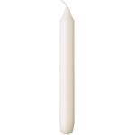 Bougies blanc d'ivoire de 18 cm en lot de 30 