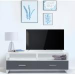 Meubles TV en bois blancs laqués en bois contemporains en promo 