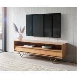 Meubles TV design DeLife laqués en acacia en promo 