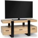 Meubles TV en bois 40 - 44 pouces marron en bois avec tiroirs industriels 
