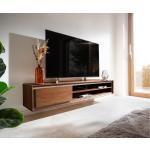 Meubles TV en bois DeLife Stonegrace marron en acacia en promo 