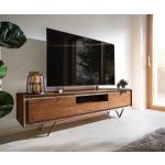 Meubles TV en bois DeLife Stonegrace marron en acacia 