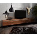 Meubles TV en bois marron en acacia minimalistes 