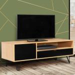 Meubles TV design 40 - 44 pouces marron en métal scandinaves 