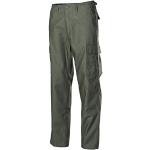 Pantalons de randonnée MFH verts Taille L look fashion 