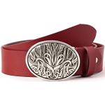 MGM - Ceinture Femme - Legno, 100164 - Rouge (rot 950-3) - FR : 85 (Taille fabricant : 85 cm)