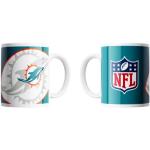 Miami Dolphins NFL Tasse Tasse à café Tasse Logo Shadow and Shield 330 ml