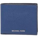 Portefeuilles  de créateur Michael Kors bleus en coton pour homme 