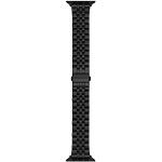 Bracelets de montre de créateur Michael Kors noirs en acier pour homme 