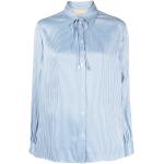 Chemises de créateur Michael Kors bleues en viscose Taille L look casual pour femme 