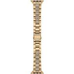 Bracelets de montre de créateur Michael Kors dorés en acier pour femme en promo 