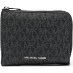 Portefeuilles de créateur Michael Kors Michael Michael Kors noirs en cuir de veau zippés pour homme 