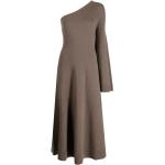 Robes en maille de créateur Michael Kors marron mi-longues à manches longues pour femme 