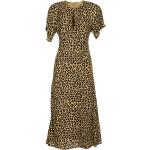 Maxis robes de créateur Michael Kors vertes à effet léopard en viscose maxi Taille XS look fashion pour femme 