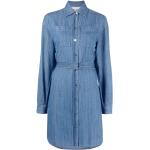 Robes ceinturées de créateur Michael Kors bleues Taille L look vintage pour femme 
