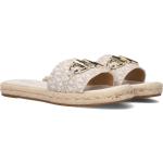 Sandales de créateur Michael Kors beiges en cuir pour femme 