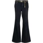 Jeans évasés de créateur Michael Kors noirs en denim Taille XS look fashion pour femme 