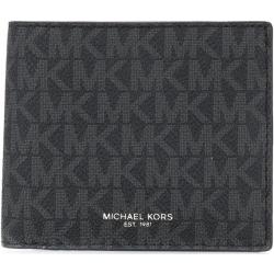 Michael Kors portefeuille pliant à logo - Noir