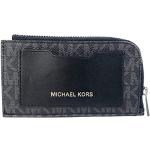 Portefeuilles de créateur Michael Kors noirs zippés look fashion pour femme 