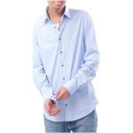 Chemises de créateur Michael Kors bleues en polyester Taille L look casual pour homme 