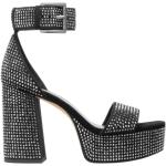 Sandales à talons de créateur Michael Kors noires Pointure 39 look fashion pour femme 