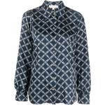 Chemises de créateur Michael Kors Michael Michael Kors bleu nuit en satin pour femme en promo 