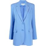 Blazers de créateur Michael Kors Michael Michael Kors bleues bleuet à manches longues pour femme en promo 