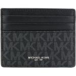 Porte-cartes en cuir de créateur Michael Kors Michael Michael Kors noirs all Over en cuir pour femme 