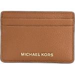 Porte-cartes en cuir de créateur Michael Kors Michael Michael Kors marron en cuir pour femme 