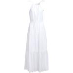 Robes longues de créateur Michael Kors Michael Michael Kors blanches en coton longues sans manches à col rond Taille XS pour femme 