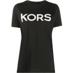 T-shirts à imprimés de créateur Michael Kors Michael Michael Kors noirs en jersey à manches courtes à col rond pour femme 
