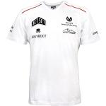 Michael Schumacher Sponsor T-shirt à col en V - Blanc - X-Small