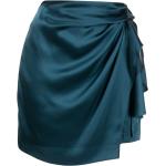 Jupes asymétriques Michelle Mason bleues minis pour femme en promo 