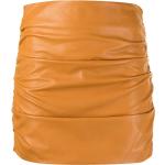 Minijupes Michelle Mason orange en cuir minis pour femme en promo 