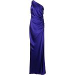 Robes de soirée longues Michelle Mason violettes longues sans manches à épaules dénudées pour femme 