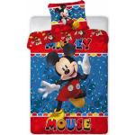 Housses de couette en polyester Mickey Mouse Club 140x200 cm pour enfant 