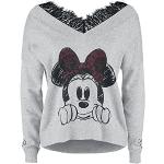 Sweats gris en coton Mickey Mouse Club Minnie Mouse Taille S look fashion pour femme 