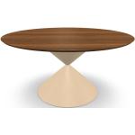 Tables rondes Midj marron en acier diamètre 150 cm 