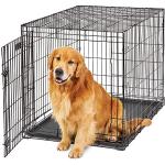 Cages en métal à motif animaux pour chien grandes tailles en promo 