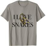 T-shirts à manches courtes gris à motif serpents enfant classiques 