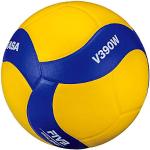 Ballons de volley-ball Mikasa bleus en cuir synthétique 