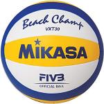 Ballons de beach volley Mikasa jaunes en cuir synthétique 
