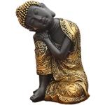 Statuettes en résine à motif Bouddha rustiques 