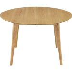Tables de salle à manger design marron extensibles 6 places diamètre 30 cm scandinaves 