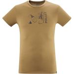 T-shirts Millet beiges en coton à manches courtes bio éco-responsable à manches courtes à col rond Taille XXL pour homme 
