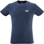 T-shirts col rond Millet bleus en polyester éco-responsable à manches courtes à col rond Taille XL pour homme 