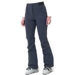 Pantalons de randonnée Millet bleus en shoftshell imperméables coupe-vents respirants stretch Taille M look fashion pour femme en promo 