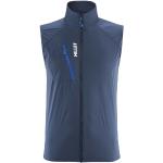 Vestes de running Millet bleues coupe-vents sans manches Taille XL look fashion pour homme en promo 