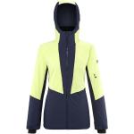 Vestes de ski Millet jaunes imperméables respirantes avec jupe pare-neige Taille L look fashion pour femme en promo 