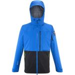 Vestes de ski Millet Trilogy bleues en gore tex avec jupe pare-neige Taille M look fashion pour homme 